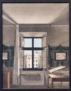 Giovanni Battista De Gubernatis: "The painter's studio in Parme"