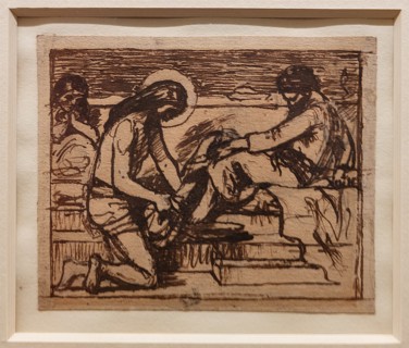 Brown, Sketch for "Jesus washing Peter's feet"