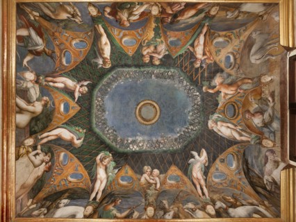 Parme, Fontanellato, Rocca Sanvitale, salle de Diane et Actéon