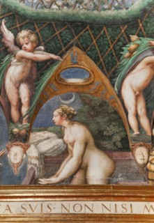 Parme, Fontanellato, Rocca Sanvitale, salle de Diane et Actéon