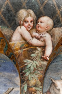 Parme, Fontanellato, Rocca Sanvitale, salle de Diane et Actéon