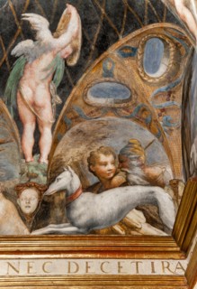 Parme, Fontanellato, Rocca Sanvitale, salle de Diane et Actéon