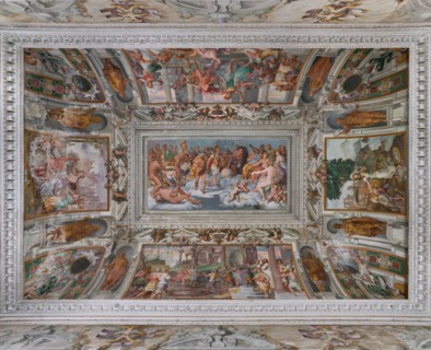 Gênes, Villa delle Peschiere, le hall