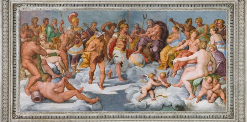 Gênes, Villa delle Peschiere, le hall
