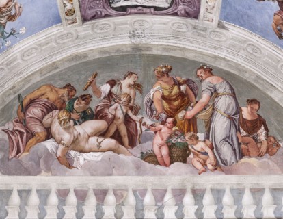 Maser, Villa Barbaro, salle de l'Olympe