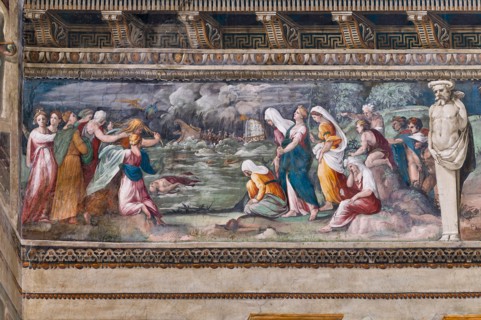 Rome, Villa Farnesina, La Salle des Perspectives