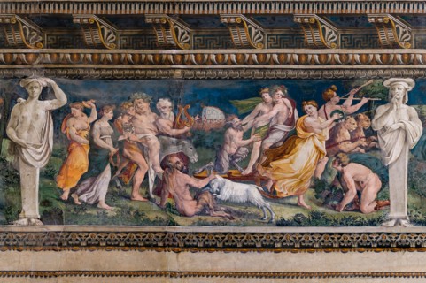 Rome, Villa Farnesina, La Salle des Perspectives