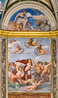 Rome, Villa Farnesina, the Loggia of Galatea