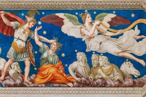 Rome, Villa Farnesina, the Loggia of Galatea
