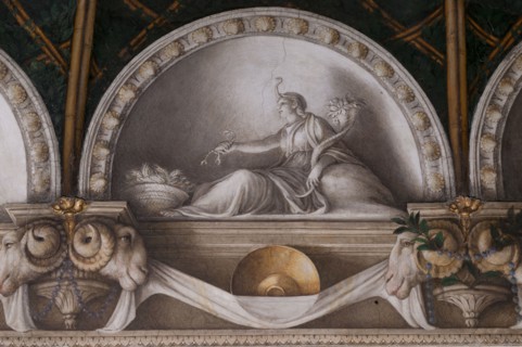 Parme, ancien couvent de San Paolo, chambre de l'Abbesse Giovanna da Piacenza ou de San Paolo, the vault