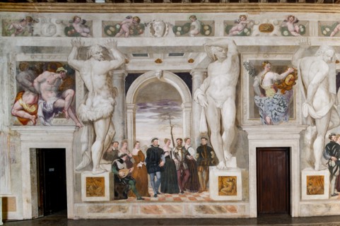 Caldogno, Villa Caldogno, main hall