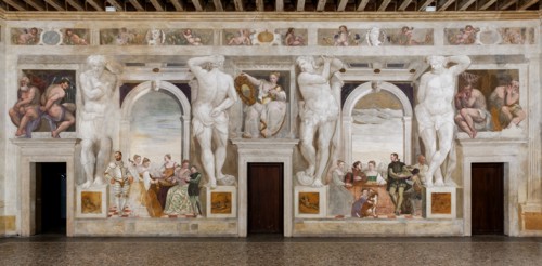 Caldogno, Villa Caldogno, main hall