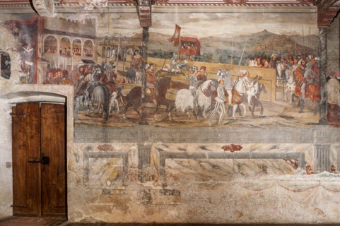 Cavernago, Malpaga Castle or Colleoni Castle, Hall of Honour