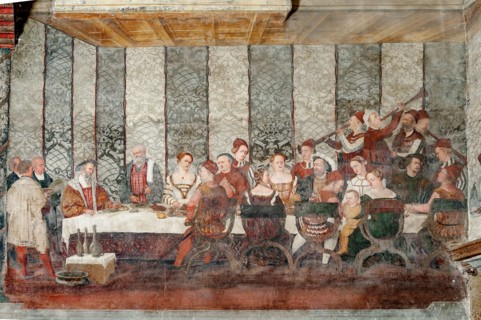 Cavernago, Malpaga Castle or Colleoni Castle, Hall of Honour