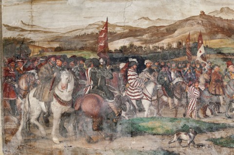 Cavernago, Malpaga Castle or Colleoni Castle, Hall of Honour