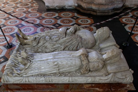 Pavia, the Certosa of Pavia, the left transept