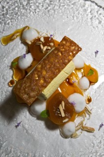 A dessert with candied fruit, Ristorante "La Bastiglia" in Spello