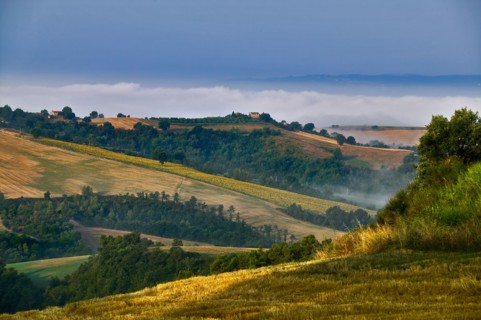 Hills near Saragano, Umbria, Italie