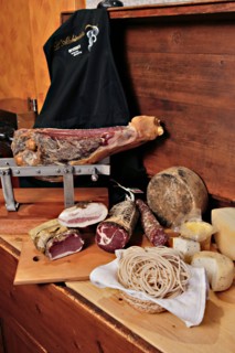 A selection of typical Umbria products