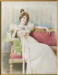 Reggianini, "Lady on the Sofa"