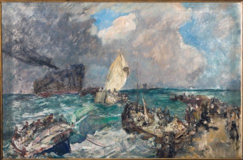 Graziosi, "Landing of the Serbian Army"