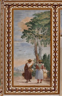 Vicenza, Villa Valmarana ai Nani, Guest Lodgings, Room of the Rural Scenes