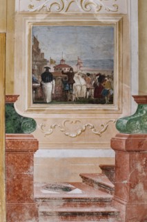 Vicenza, Villa Valmarana ai Nani, Guest Lodgings, the Room of the Carnival Scenes