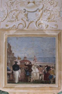 Vicenza, Villa Valmarana ai Nani, Guest Lodgings, the Room of the Carnival Scenes