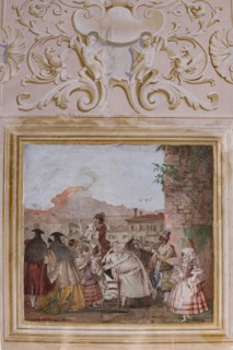 Vicenza, Villa Valmarana ai Nani, Guest Lodgings, the Room of the Carnival Scenes