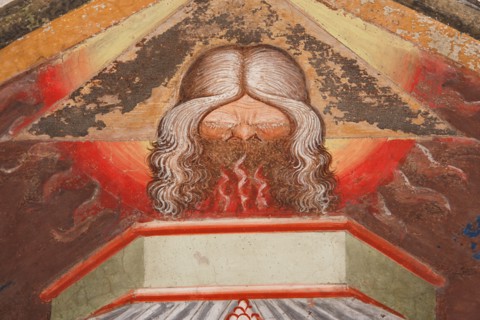 Vignola Stronghold, the Contrari Chapel, Eastern wall