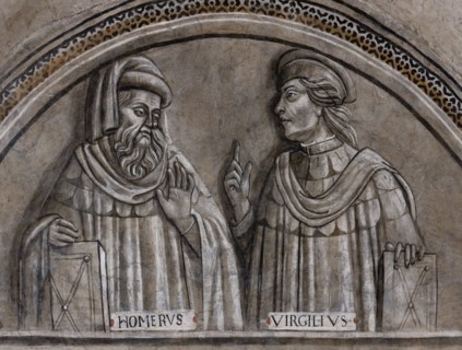 “Portraits of Homer and Virgil”.Orvieto, MODO (Museum of the Opera of the  Duomo of Orvieto)