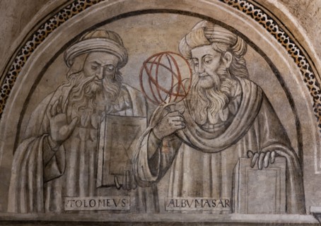 “Portraits of Abu Ma'shar (Albumasar) and Ptolemy”. Orvieto, MODO (Museum of the Opera of the  Duomo of Orvieto)