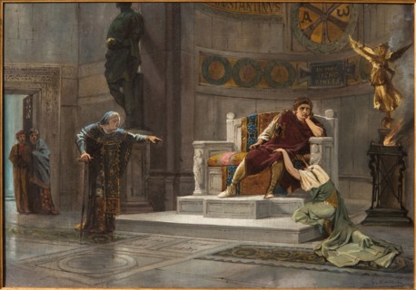 Giovanni Muzzioli (1854-1894), "Costantine and the Slave"