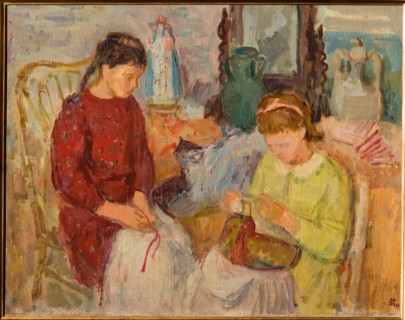 Mario Vellani Marchi (1895-1979), "Burano Lacemakers - 1944"