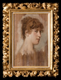 Vittorio Reggianini (1853-1910), "Girl's Face"