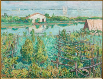 Mario Vellani Marchi (1895-1979), "Vineyard in Autumn - Torcello"