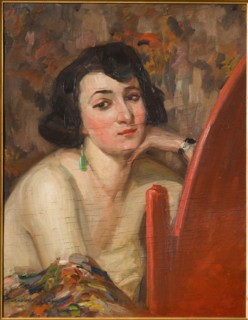Casimiro Jodi (1886-1948), " Woman at Mirror"