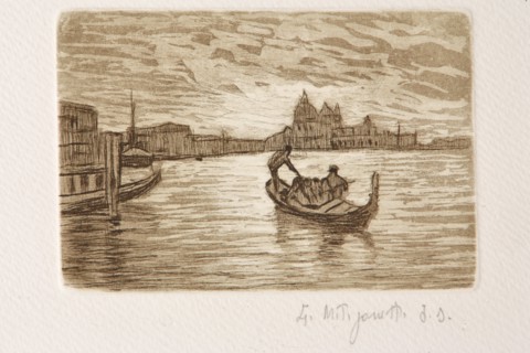The Gondolieriuseppe Miti Zanetti (1859 - 1929)