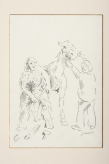 Remo Zanerini (1923-), "The Farrier"