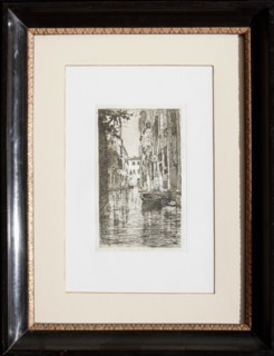 A canal in Veniceiuseppe Miti Zanetti (1859 - 1929)