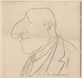 Augusto Baracchi (1878 - 1942), "Caricature"
