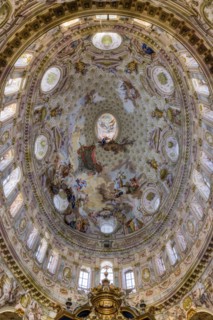 Sanctuary of Vicoforte: view of the dome