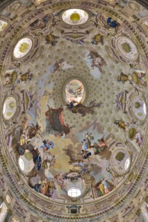 Sanctuary of Vicoforte: view of the dome