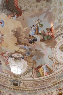 Sanctuary of Vicoforte: view of the dome