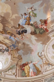 Sanctuary of Vicoforte: view of the dome