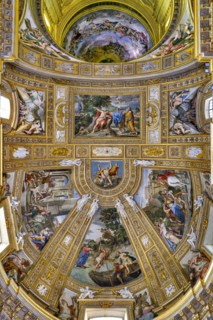 Basilica of St Andrew della Valle: view of the vault of the choir
