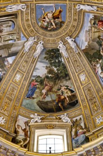 Basilica of St Andrew della Valle: view of the vault of the choir