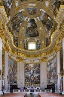 Basilica of St Andrew della Valle: view of the apse