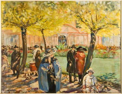 Augusto Zoboli (1894-1991), "Palazzina dei Giardini in Modène"