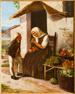Narciso Malatesta (1835-1896), "At the Greengrocer's"